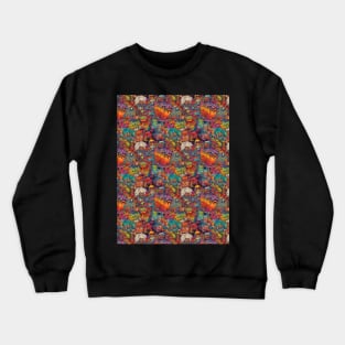 Faces of the Psychedelic Realm Crewneck Sweatshirt